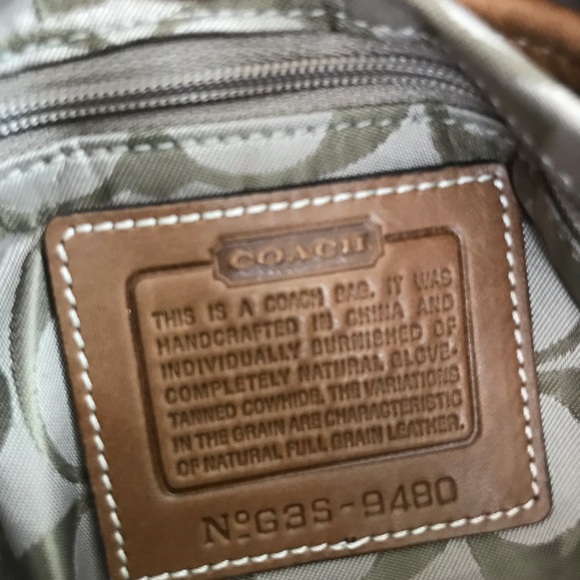 Coach tan leather saddle bag style - Picture 8 of 8